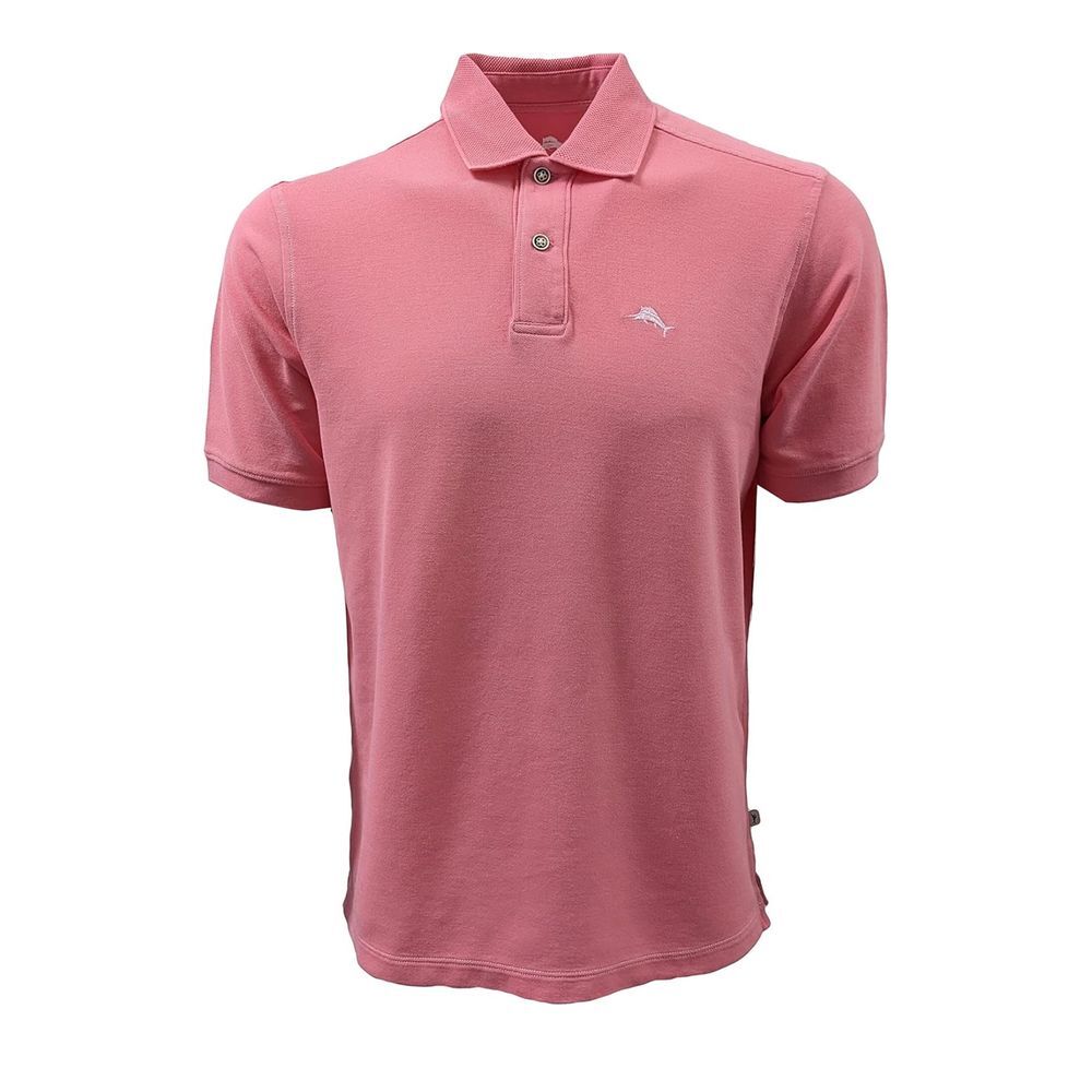 Tommy Bahama Men's Pink Confetti Golf Polo Shirt Marlin Short Sleeve, Size M NWT